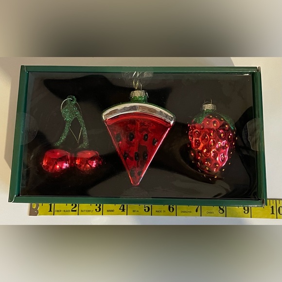 Set Of Three Large Fruit Ornaments Home Decor - Kitchenn Decor Fruit Decor - Picture 5 of 7